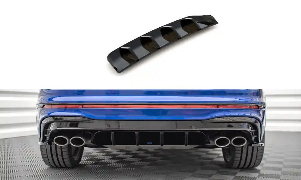 Cenově Výhodný Středový spoiler pod zadní nárazník Volkswagen Tiguan R Mk2 facelift