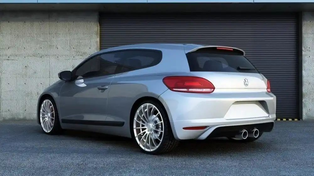 Super Cena Středový spoiler pod zadní nárazník VW SCIROCCO STANDARD (SCIROCCO R LOOK)