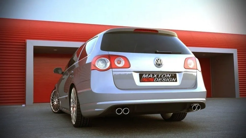 Zadní nárazník SPOILER VW PASSAT B6 ( R-LINE LOOK ) 2 Výfuk S Jen Po Omezenou Doba
