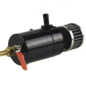 Oil catch tank - 2x vývod + filtr - objem 0,2l Rychlé Dodání