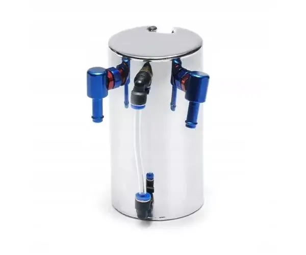 Oil catch tank Cusco style - 2x vývod 9mm - objem 0,6l Sleva