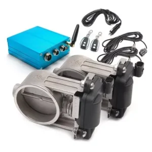 Elektronické výfukové klapky 76mm s dálkovým ovladačem (set) Top Prodej
