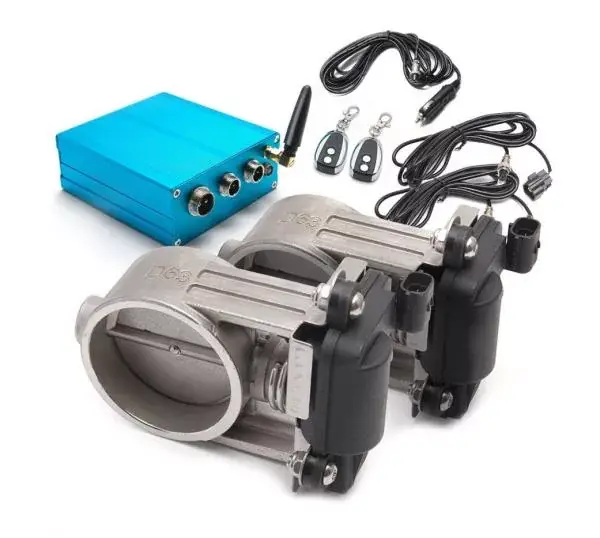 Elektronické výfukové klapky 76mm s dálkovým ovladačem (set) Top Prodej