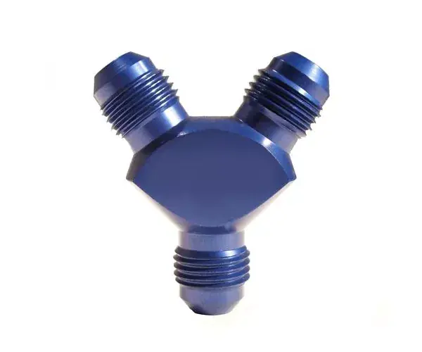 Cenově Výhodný Y blok rozbočovací adaptér D-06 (AN6) 9/16"x18-UNF x D-04 (AN4) 7/16"x20-UNF x D-04 (AN4) 7/16"x20-UNF
