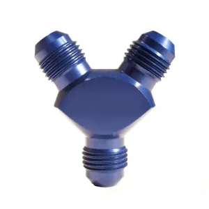Odeslání Ihned Y blok rozbočovací adaptér D-08 (AN8) 3/4"x16-UNF x D-06 (AN6) 9/16"x18-UNF x D-06 (AN6) 9/16"x18-UNF