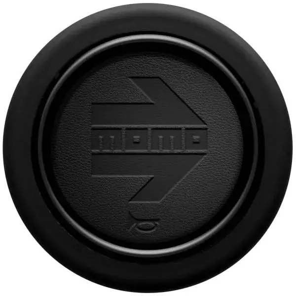 Tlačítko klaksonu Momo pro sportovní volant - černé/kožené Přímo Od Výrobce