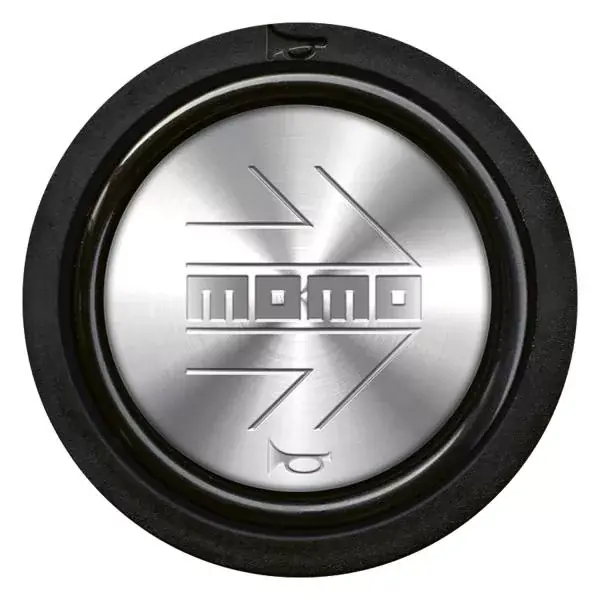 Časově Omezené Tlačítko klaksonu Momo pro sportovní volant - stříbrné/stříbrné