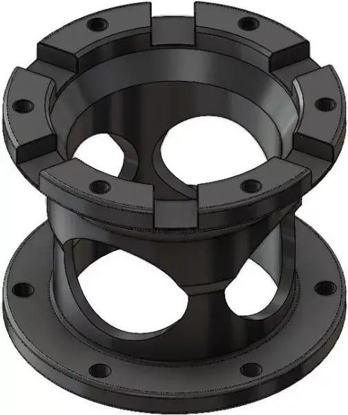 Levný Prodloužení náby volantu OMP pevné 40mm - stříbrná