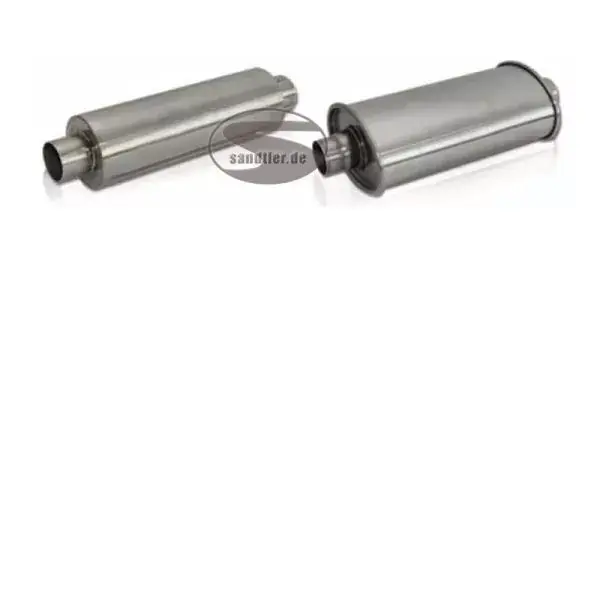 Odeslání Ihned Tlumič výfuku HJS oválný - 60mm / délka 450mm - ocel