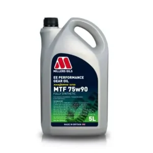Převodový olej Millers Oils EE Performance MTF 75w90 - 5l - plně syntetický low-friction převodový olej, aditivován nanočásticemi Finální Výprodej