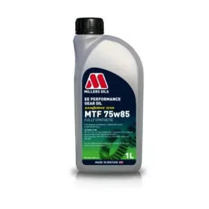 Převodový olej Millers Oils EE Performance MTF 75w85 - 1l - plně syntetický low-friction převodový olej, aditivován nanočásticemi Akce
