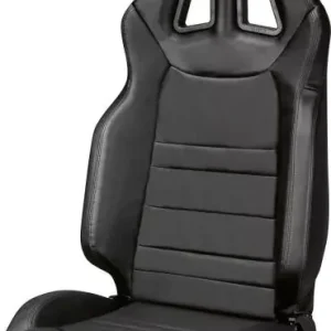 Sportovní sedačka Sparco R100+ - mikrovlákno/černá koženka (černé obšití) Cenová Bomba