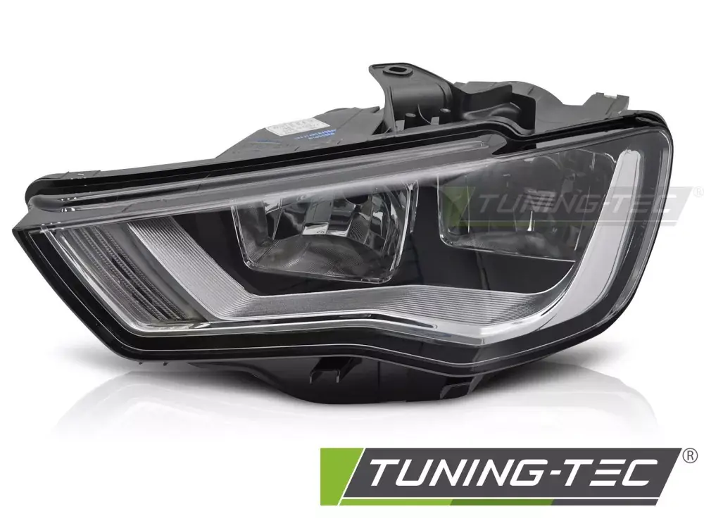Autentický PŘEDNÍ SVĚTLO ČERNÉ LEVÝ TYC pasuje na AUDI A3 8V 12-16
