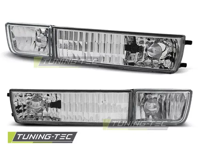 Cenová Bomba PŘEDNÍ SMĚR s MLHOVÝMI SVĚTLY CHROME pasuje na VW GOLF 3 / VENTO