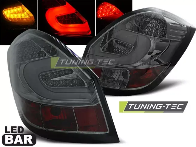 LED BAR KONCOVÁ SVĚTLA SMOKE pasuje na SKODA FABIA II 07- 06.14 Speciální Cena
