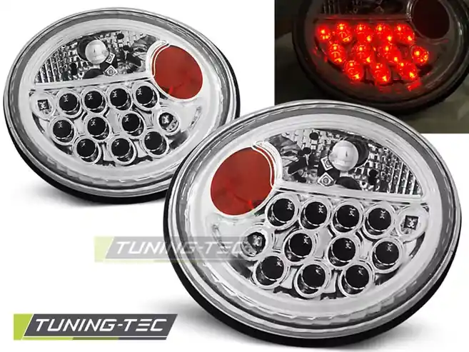 Dokud Zásoby Vydrží LED KONCOVÁ SVĚTLA CHROME pasuje na VW NEW BEETLE 10.98-05