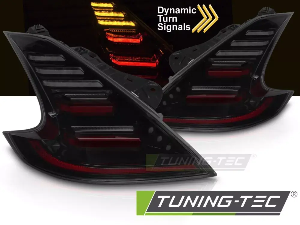 FULL LED TAIL LIGHTS BLACK SMOKE fits NISSAN 370Z 09-20 Objednat Nyní