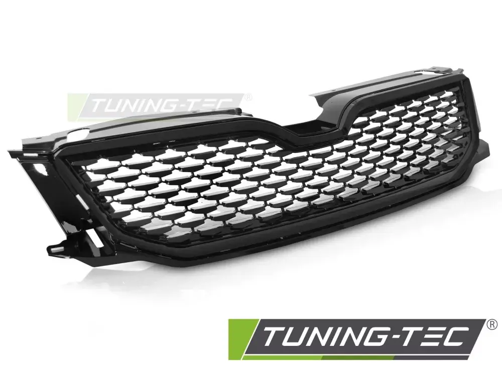 GRILLE SPORT STYLE GLOSSY BLACK fits SKODA OCTAVIA III 12-16 Ihned K Objednání