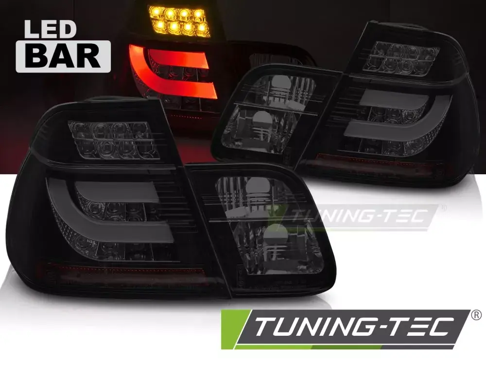 Akční Cena LED TAIL LIGHTS BLACK SMOKE fits BMW E46 98-01 SEDAN