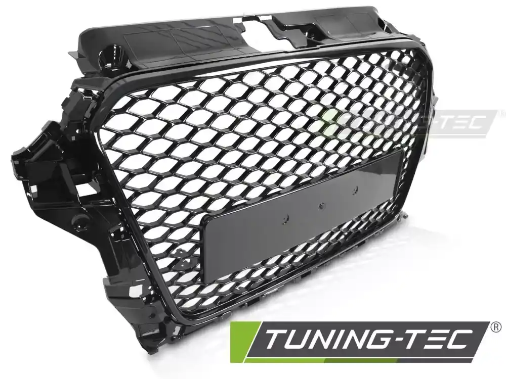 Horká Nabídka GRILLE SPORT STYLE GLOSSY BLACK PDC fits AUDI A3 8V 12-16