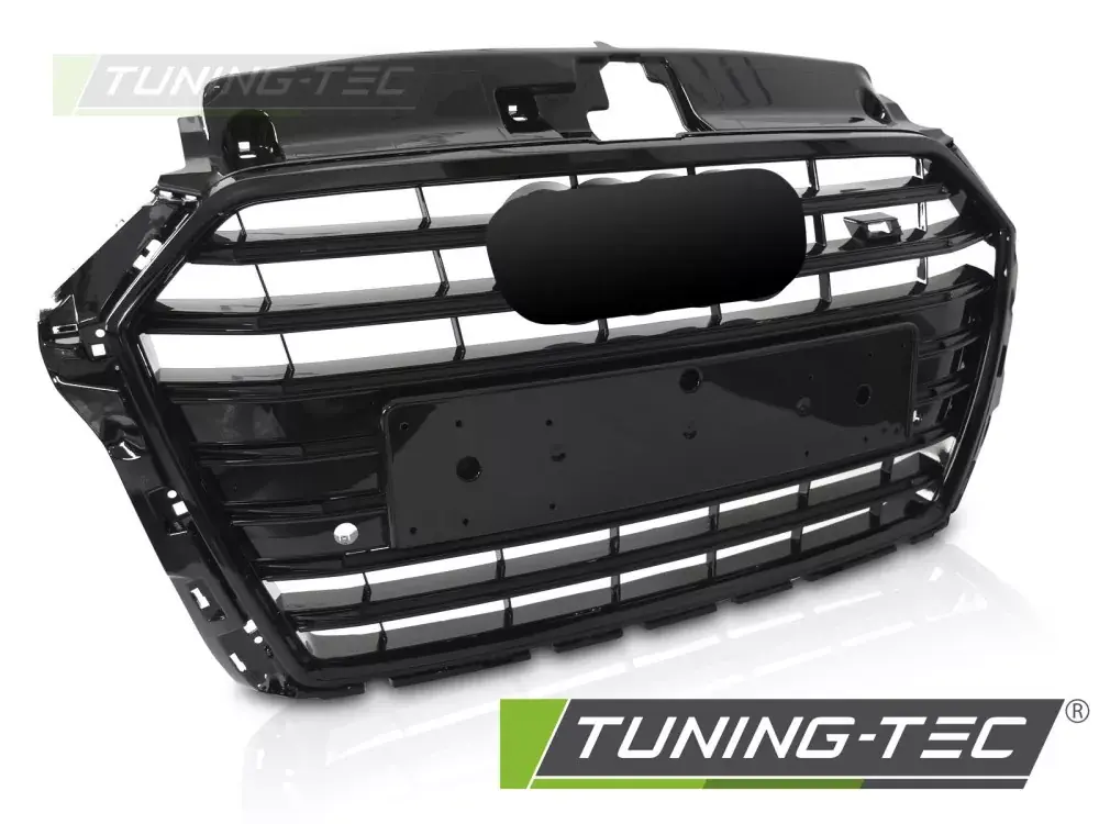 GRILLE SPORT S STYLE GLOSSY BLACK PDC fits AUDI A3 8V 17-20 Must-Have