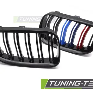 Zlevněný GRILLE SPORT GLOSSY BLACK TRI-COLOUR DOUBLE BAR fits BMW E92 / E93 LCI 10-13