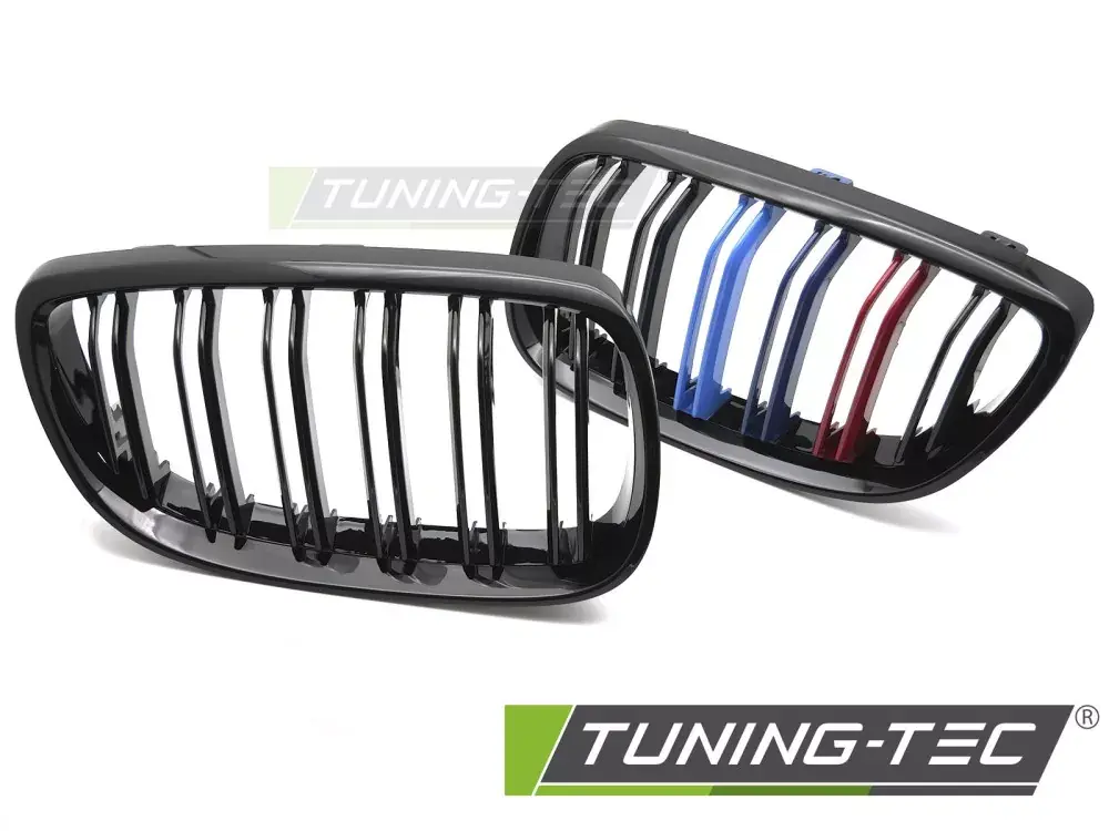 Levný GRILLE SPORT GLOSSY BLACK TRI-COLOUR DOUBLE BAR fits BMW E92 / E93 06-10