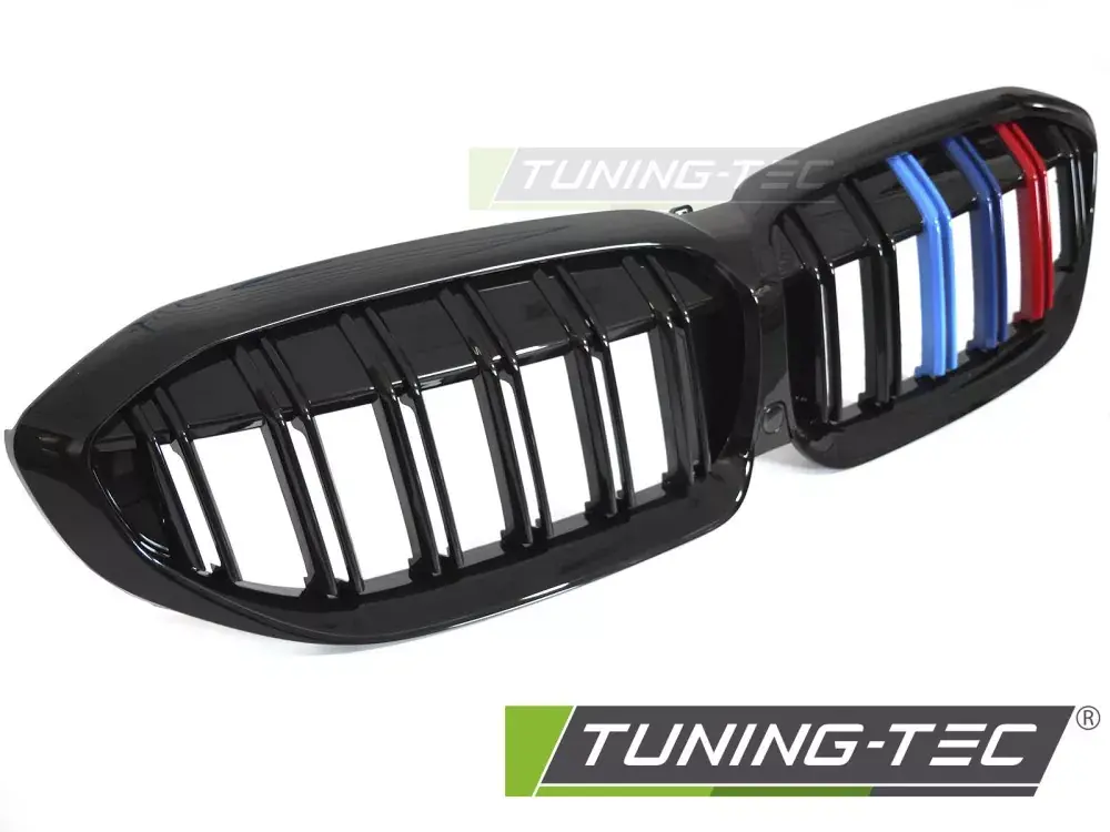 GRILLE SPORT GLOSSY BLACK TRI-COLOUR DOUBLE BAR fits BMW G20 / G21 19-22 Bezpečná Platba