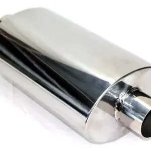 Koncový tlumič výfuku ProRacing MP12 - nerez - 57mm / 76mm - střed/střed Dokud Zásoby Vydrží