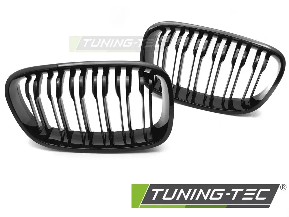GRILLE SPORT GLOSSY BLACK DOUBLE BAR fits BMW F20 / F21 11-14 Nejlepší Volba
