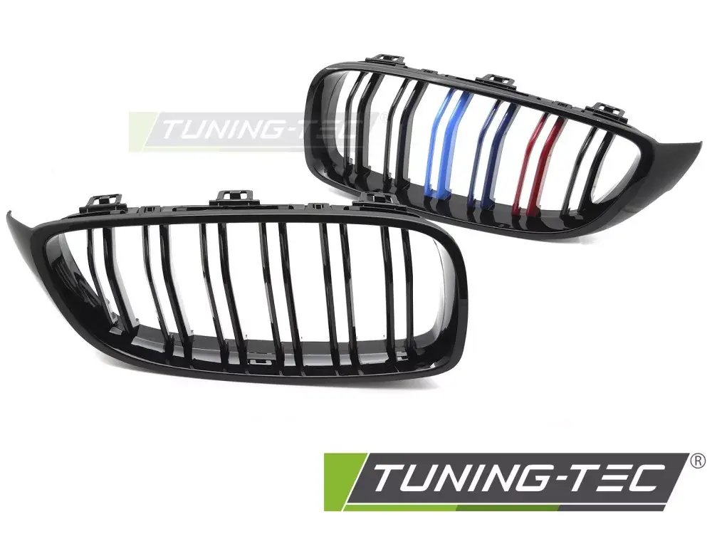 Levný GRILLE SPORT GLOSSY BLACK TRI-COLOUR DOUBLE BAR fits BMW F32 / F33 / F36 13-20