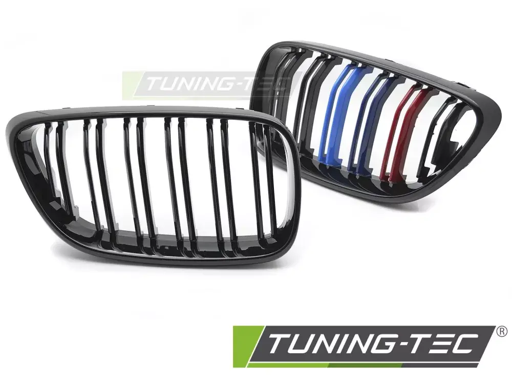 GRILLE SPORT BLACK TRI-COLOUR DOUBLE BAR fits BMW F22 / F23 13-21 Ověřený
