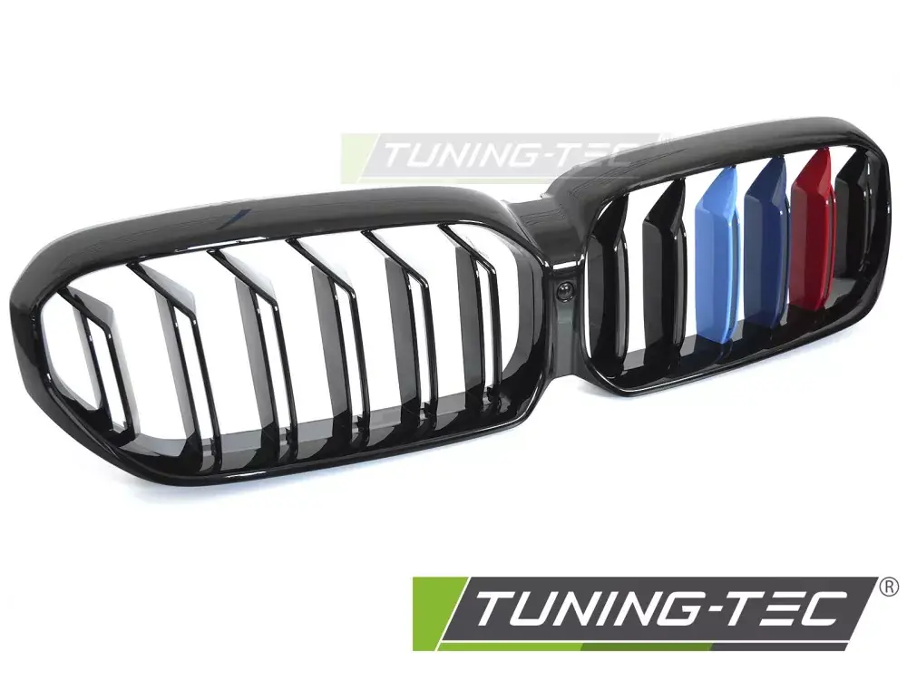 GRILLE SPORT GLOSSY BLACK TRI-COLOUR DOUBLE BAR fits BMW G30 / G31 LCI 20-23 Autentický
