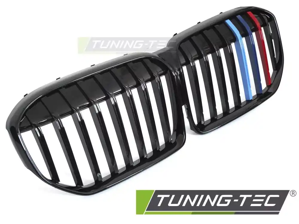Ihned K Objednání GRILLE GLOSSY BLACK TRI-COLOUR fits BMW G11 / G12 LCI 19-22