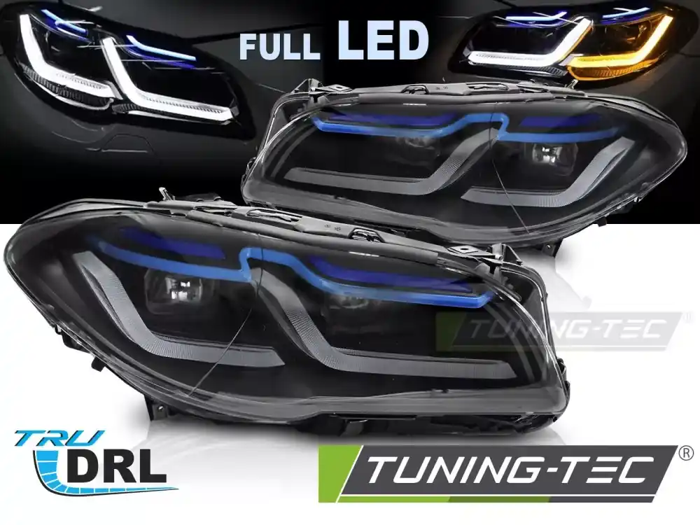 Ihned K Objednání PLNĚ LED DLR SVĚTLOMETY pro BMW F10 / F11 10-13