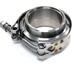 V-band set 76mm (3 palce) - spona + příruby s auto zámkem nerez Super Cena