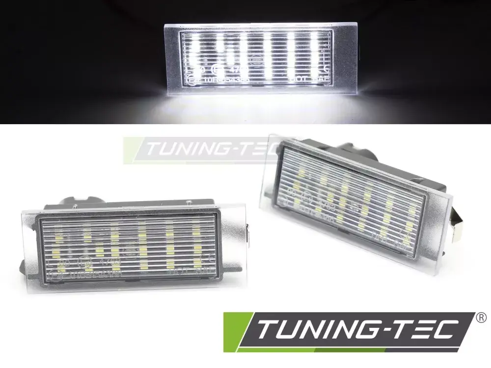 LED SVĚTLA NA SPZ pasují na vozy RENAULT CLIO 3 / MEGANE 2 / LAGUNA 2 / MASTER 2 / OPEL MOVANO / NIS Přímo Od Výrobce