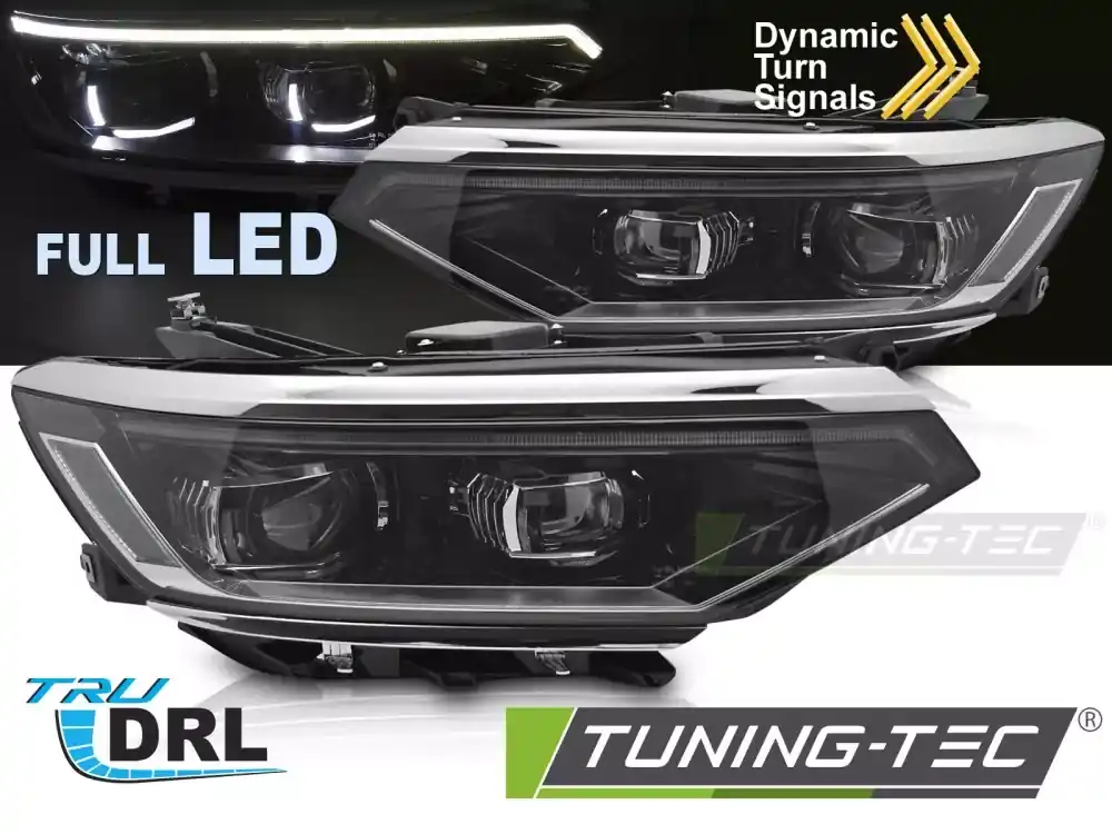 SVĚTLOMETY FULL LED SEQ DRL VW PASSAT B8 19-23 Autentický