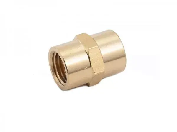 Objednat Nyní Spojovací fitinka NPT 1/8" - 1/8" samice-samice - mosazná