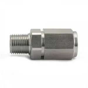 Levný Propojovací adaptér rovný D-03 (AN3) 3/8"x24-UNF - 1/8"-NPT - samice/samec - nerezový