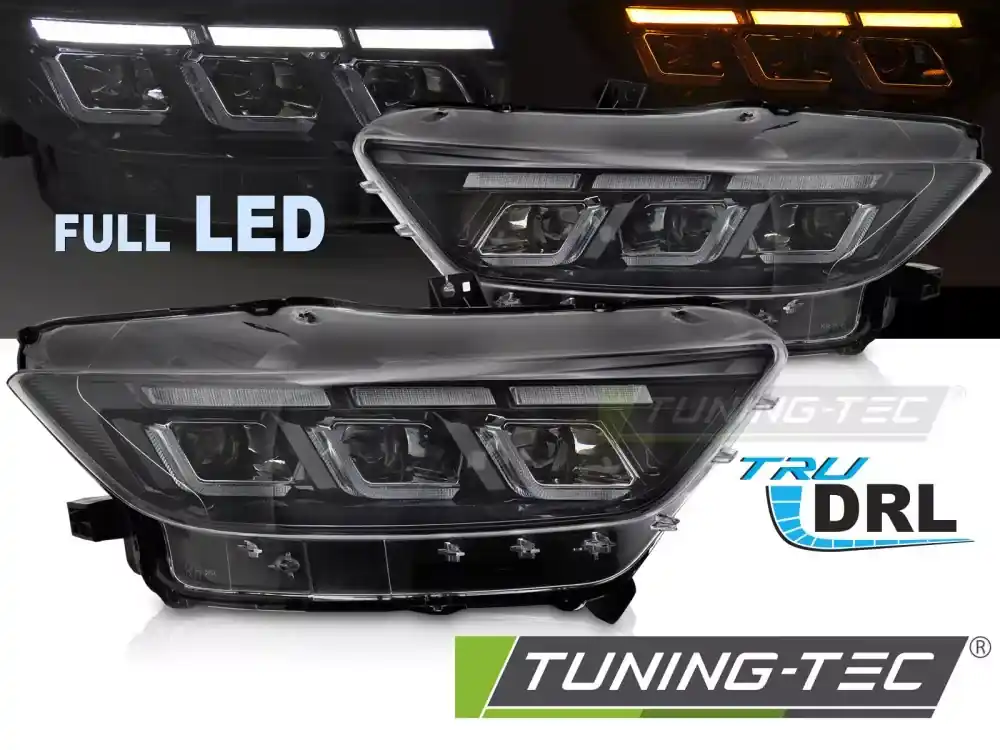 Speciální Cena PLNÉ LED SVĚTLOMETY pro FORD MUSTANG 14-17
