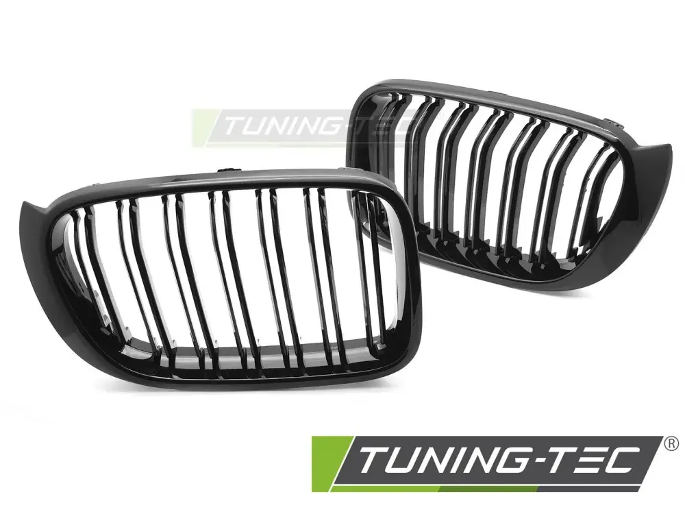 Vrácení Zdarma GRILLE SPORT GLOSSY BLACK DOUBLE BAR fits BMW X3 F25 LCI 14-17 / X4 F26 14-18