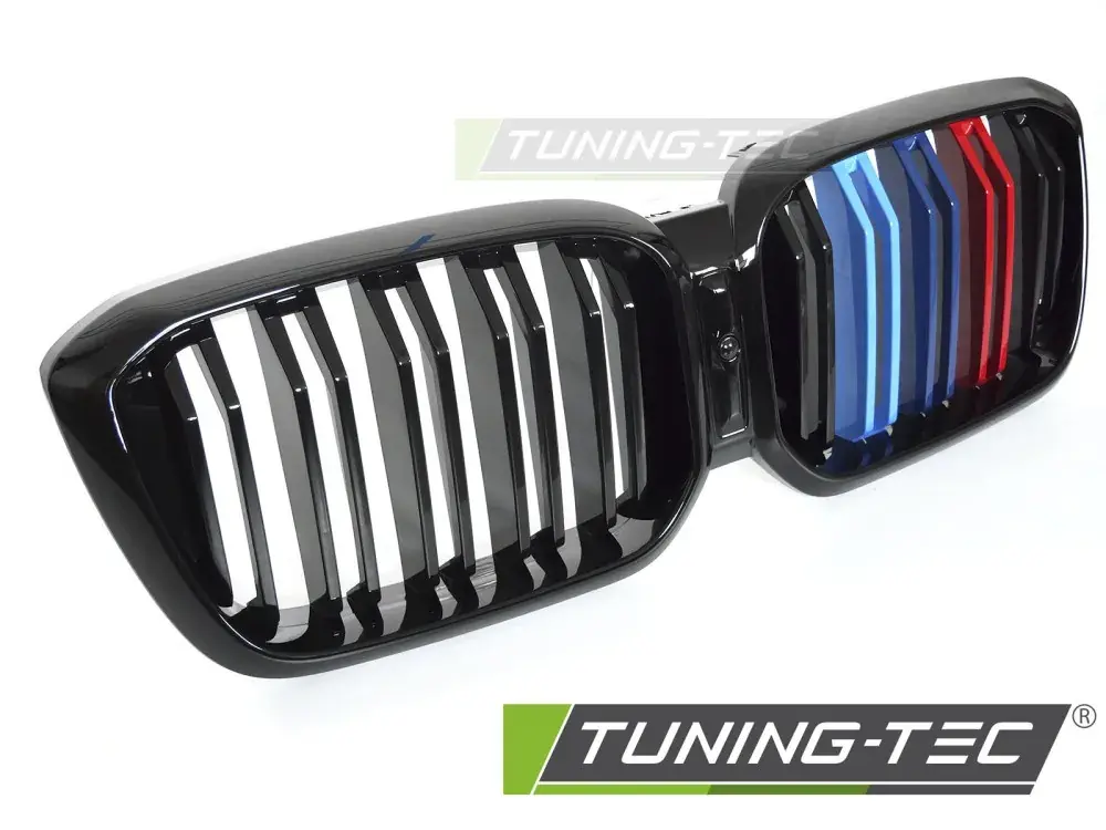 GRILLE SPORT GLOSSY BLACK TRI-COLOUR DOUBLE BAR fits BMW X3 G01 LCI / X4 G02 LCI 21-25 Oblíbený