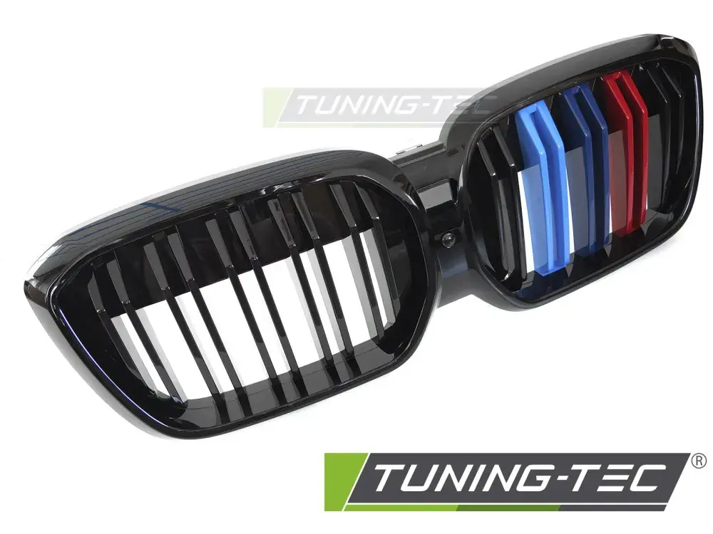 GRILLE SPORT GLOSSY BLACK TRI-COLOUR DOUBLE BAR fits BMW iX3 G08 LCI 21-25 Expresní Doručení